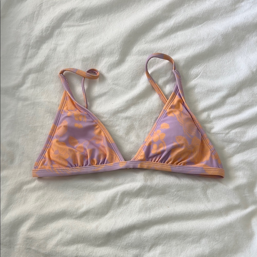 Multicolor Triangle Bikini Top